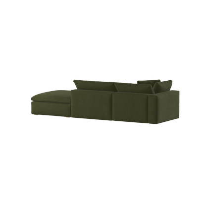 Ari modular corner Sofa with pouffe - Wide fabric range