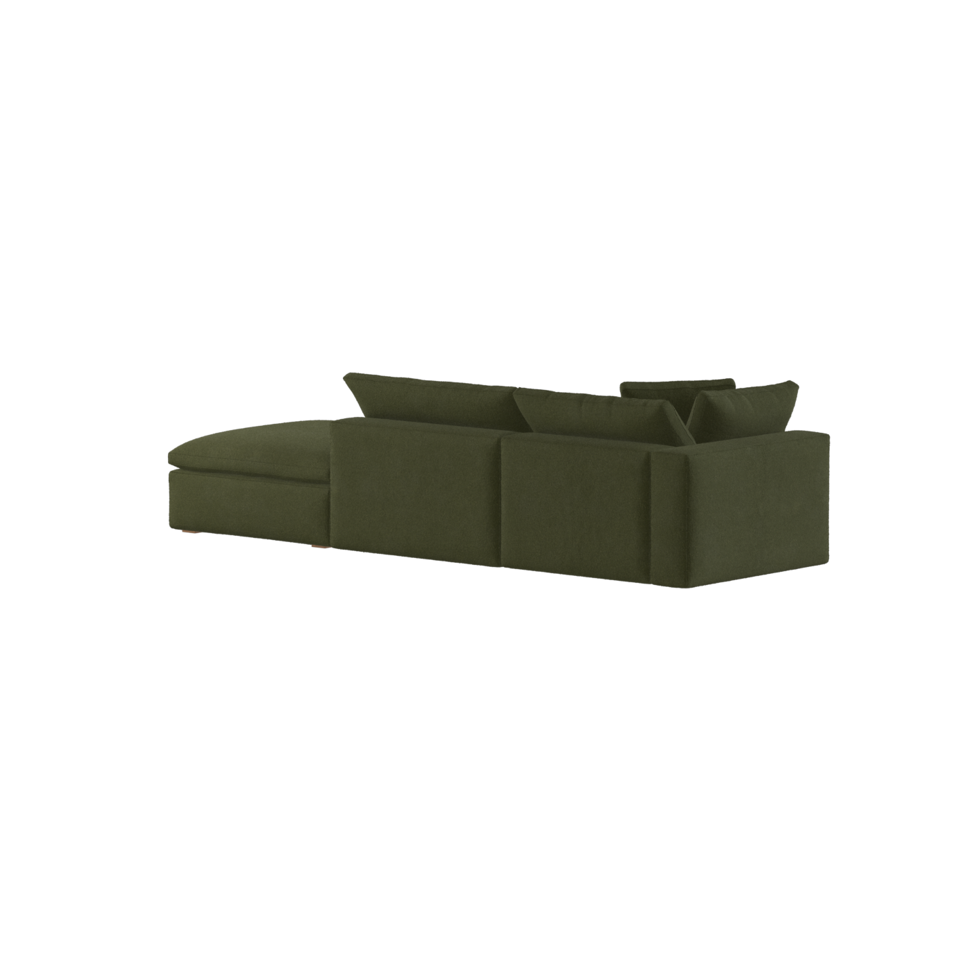 Ari modular corner Sofa with pouffe - Wide fabric range