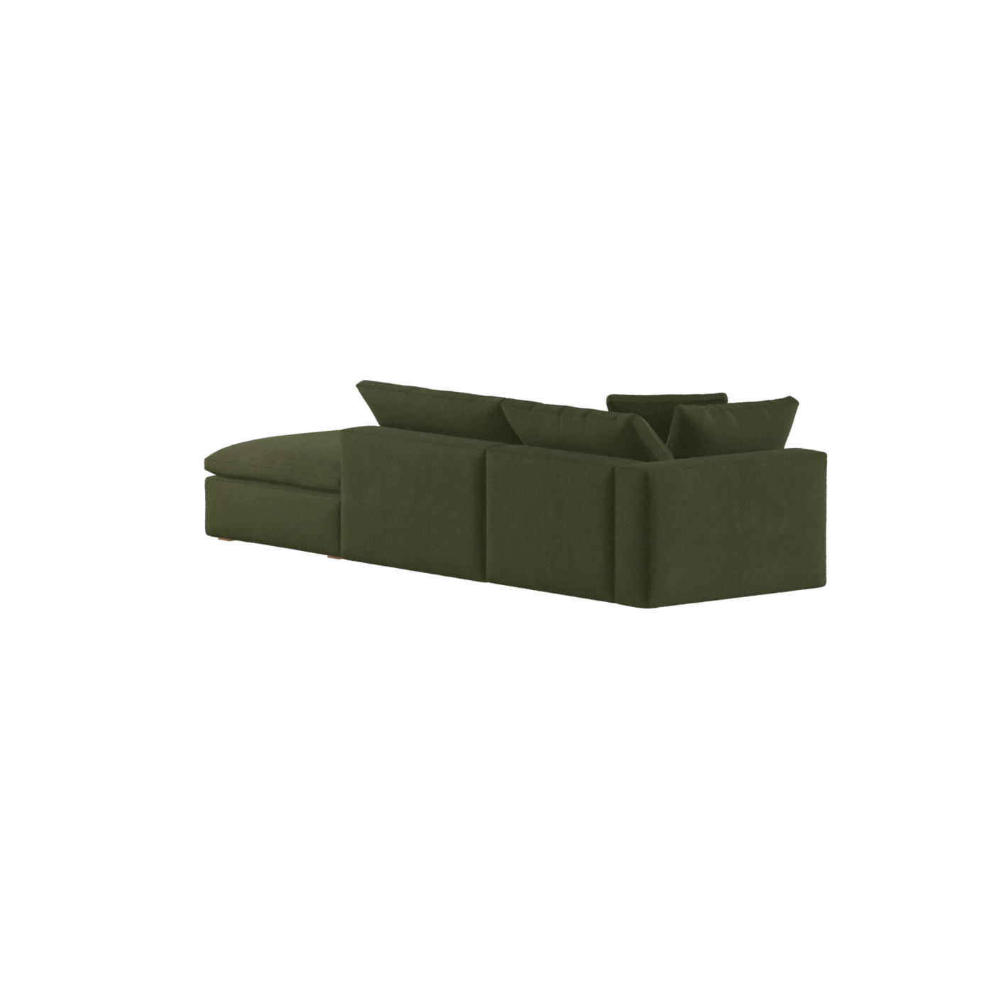 Ari modular corner Sofa with pouffe - Wide fabric range