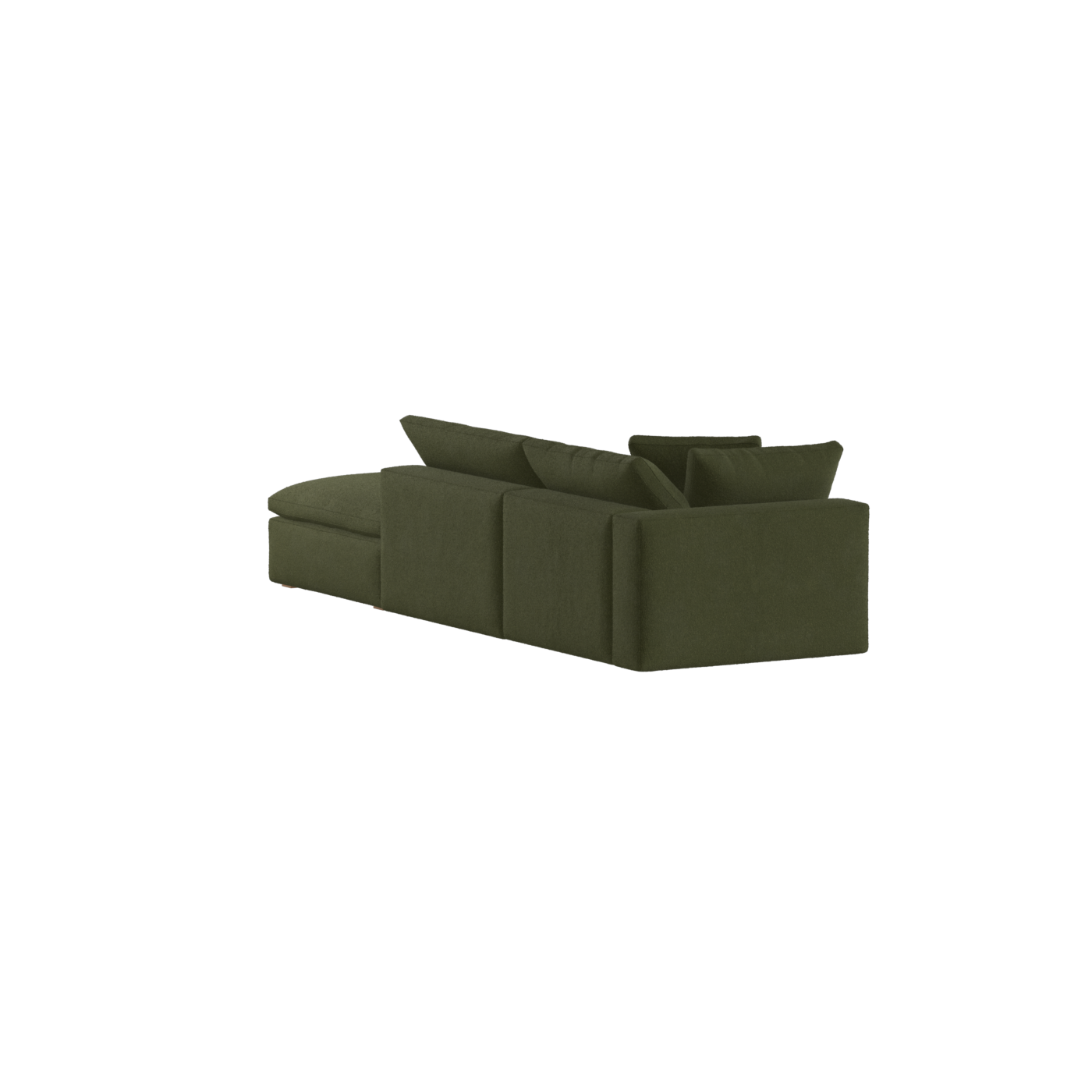 Ari modular corner Sofa with pouffe - Wide fabric range