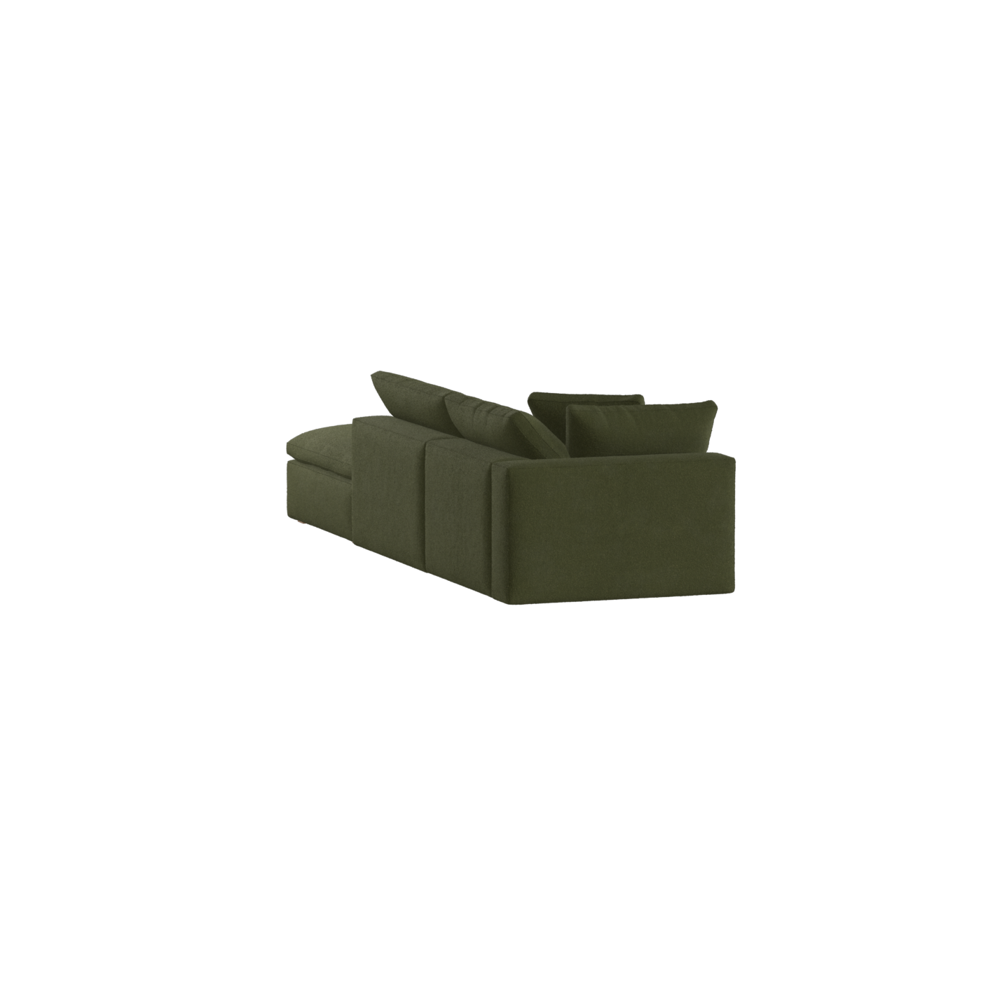 Ari modular corner Sofa with pouffe - Wide fabric range