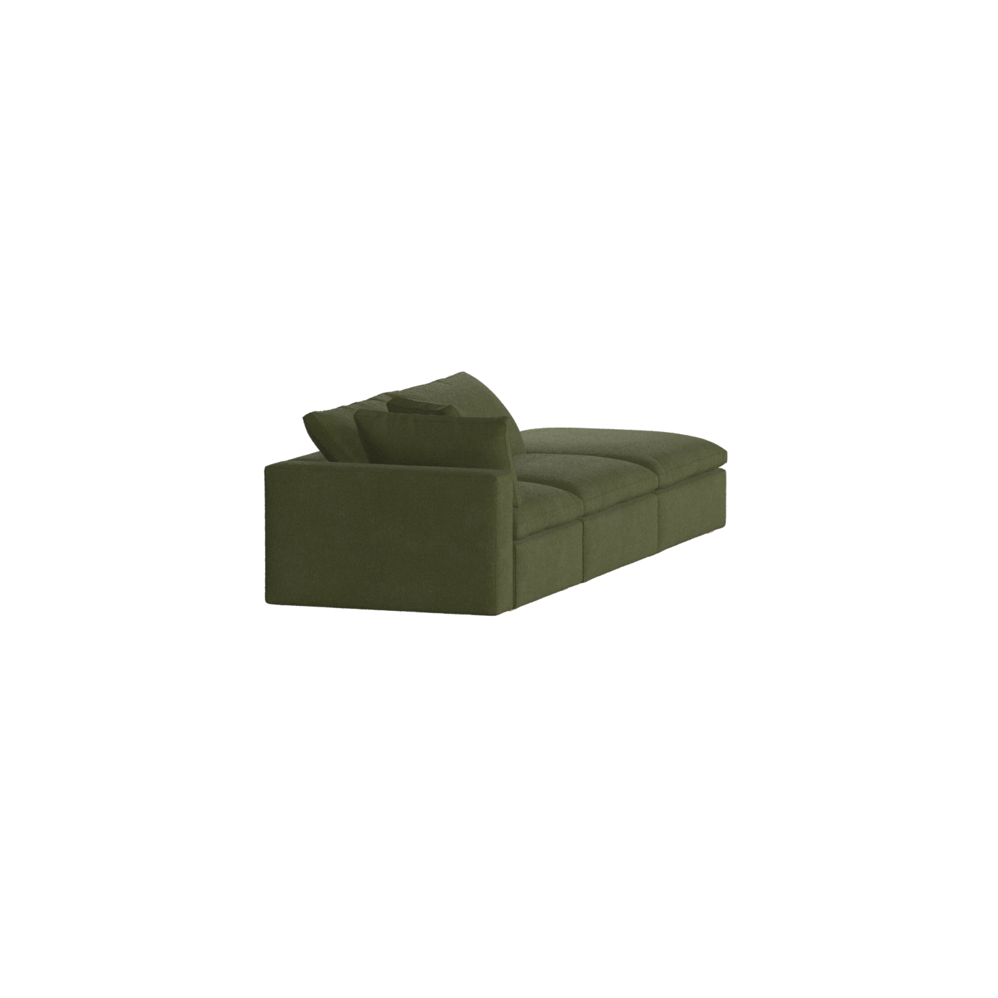 Ari modular corner Sofa with pouffe - Wide fabric range
