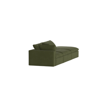 Ari modular corner Sofa with pouffe - Wide fabric range