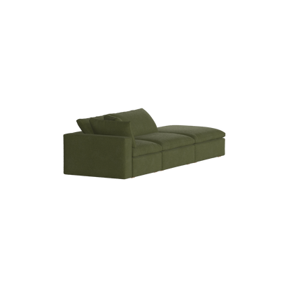 Ari modular corner Sofa with pouffe - Wide fabric range
