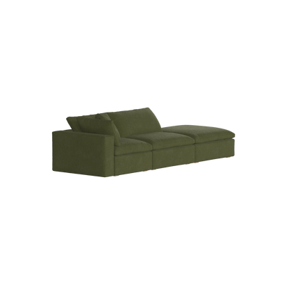 Ari modular corner Sofa with pouffe - Wide fabric range