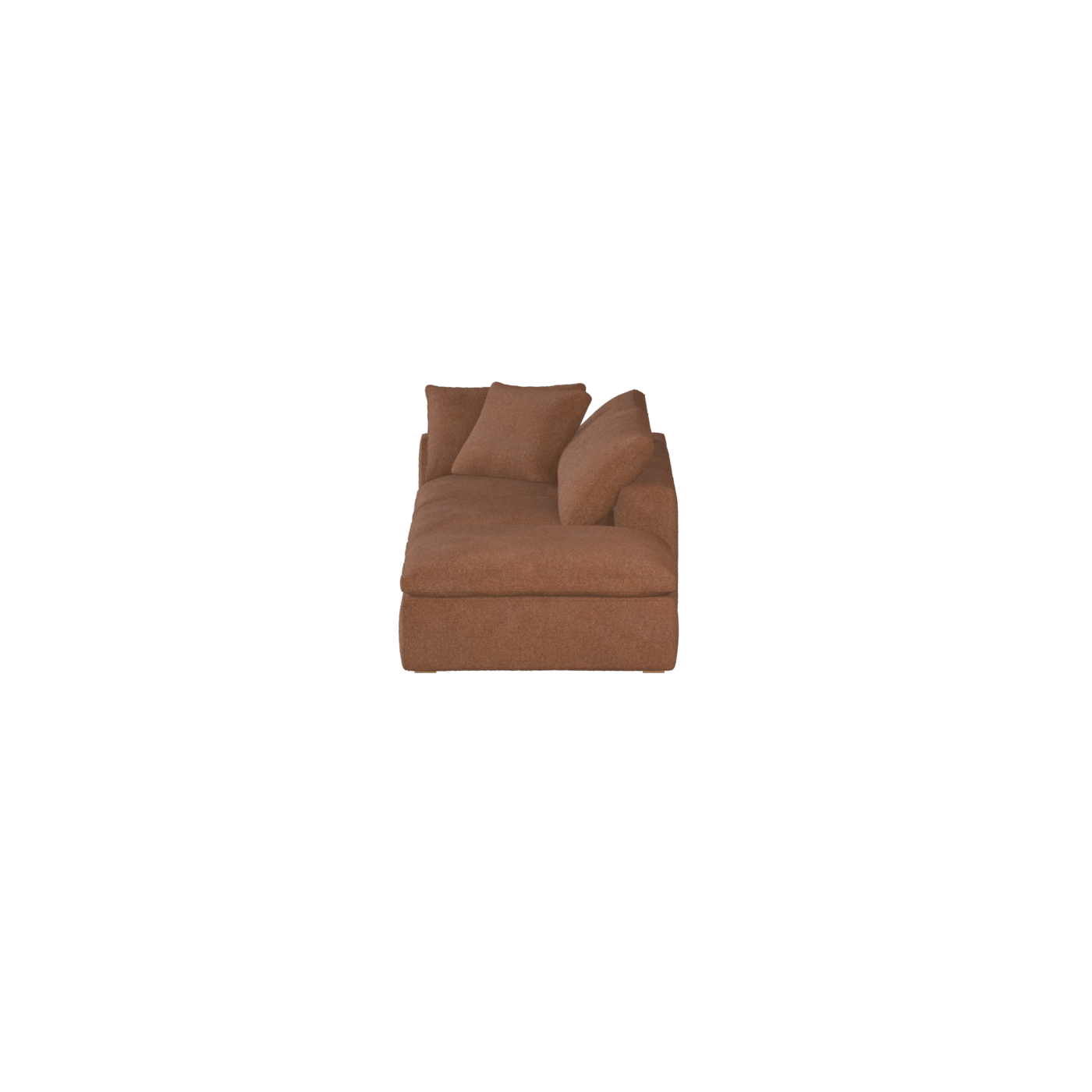 Ari modular corner Sofa with pouffe - Wide fabric range