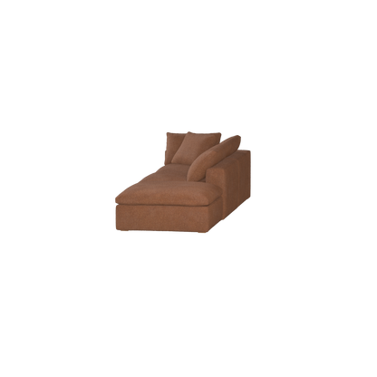 Ari modular corner Sofa with pouffe - Wide fabric range