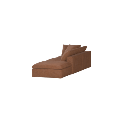Ari modular corner Sofa with pouffe - Wide fabric range