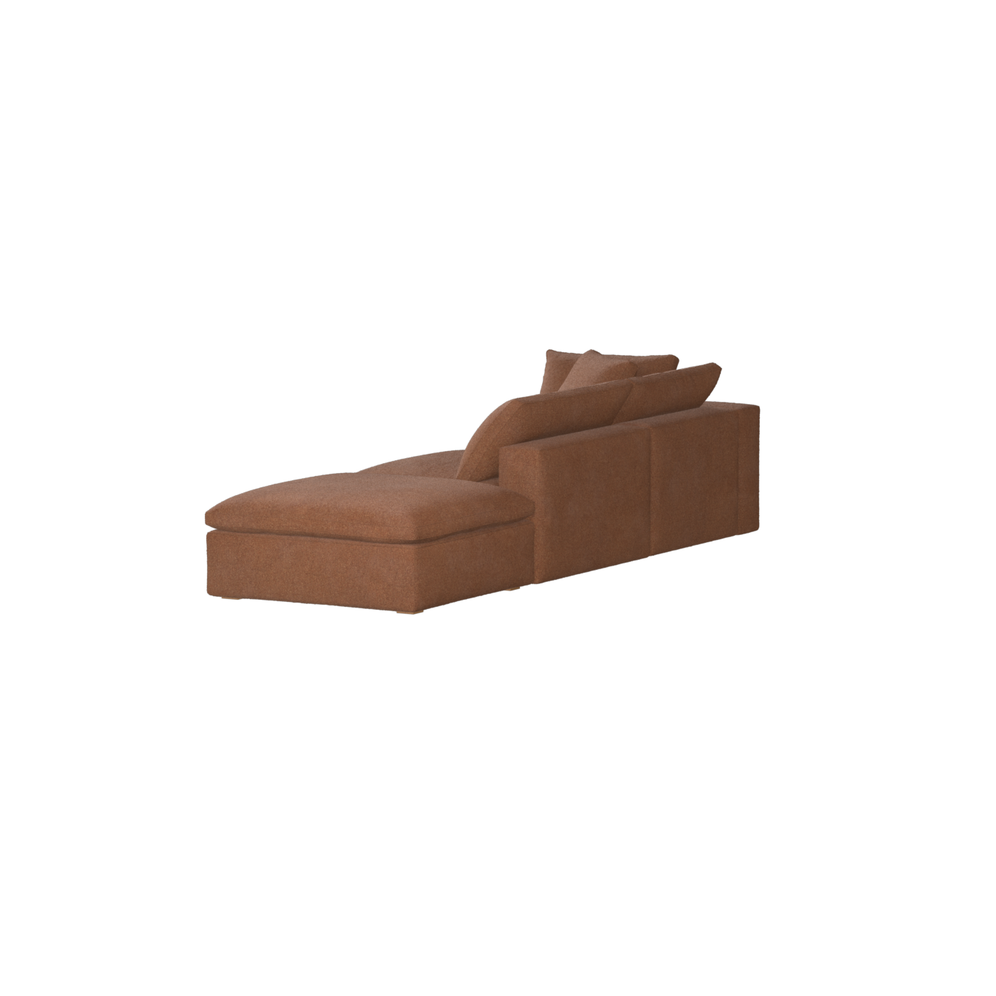 Ari modular corner Sofa with pouffe - Wide fabric range
