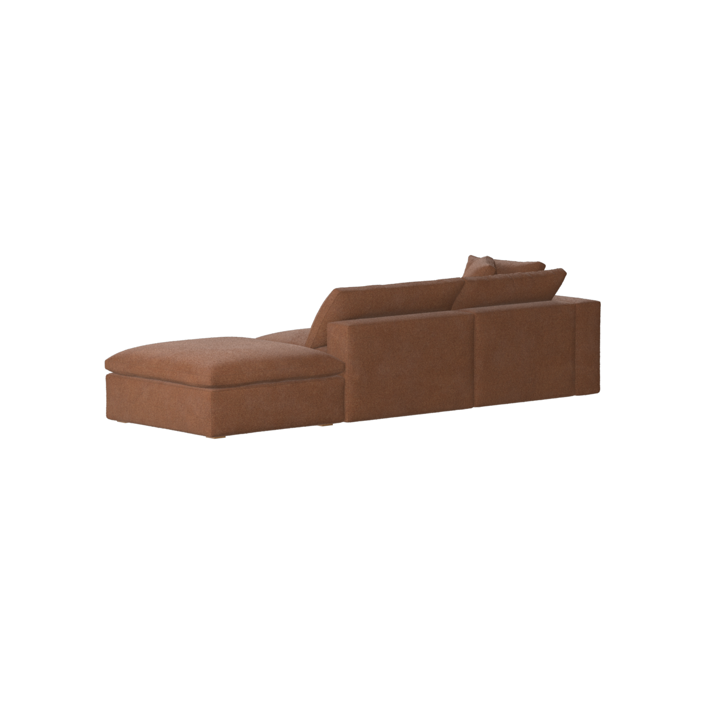 Ari modular corner Sofa with pouffe - Wide fabric range