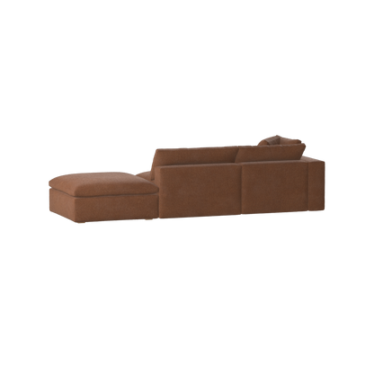 Ari modular corner Sofa with pouffe - Wide fabric range