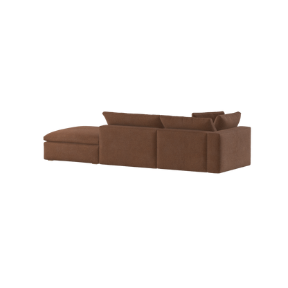 Ari modular corner Sofa with pouffe - Wide fabric range