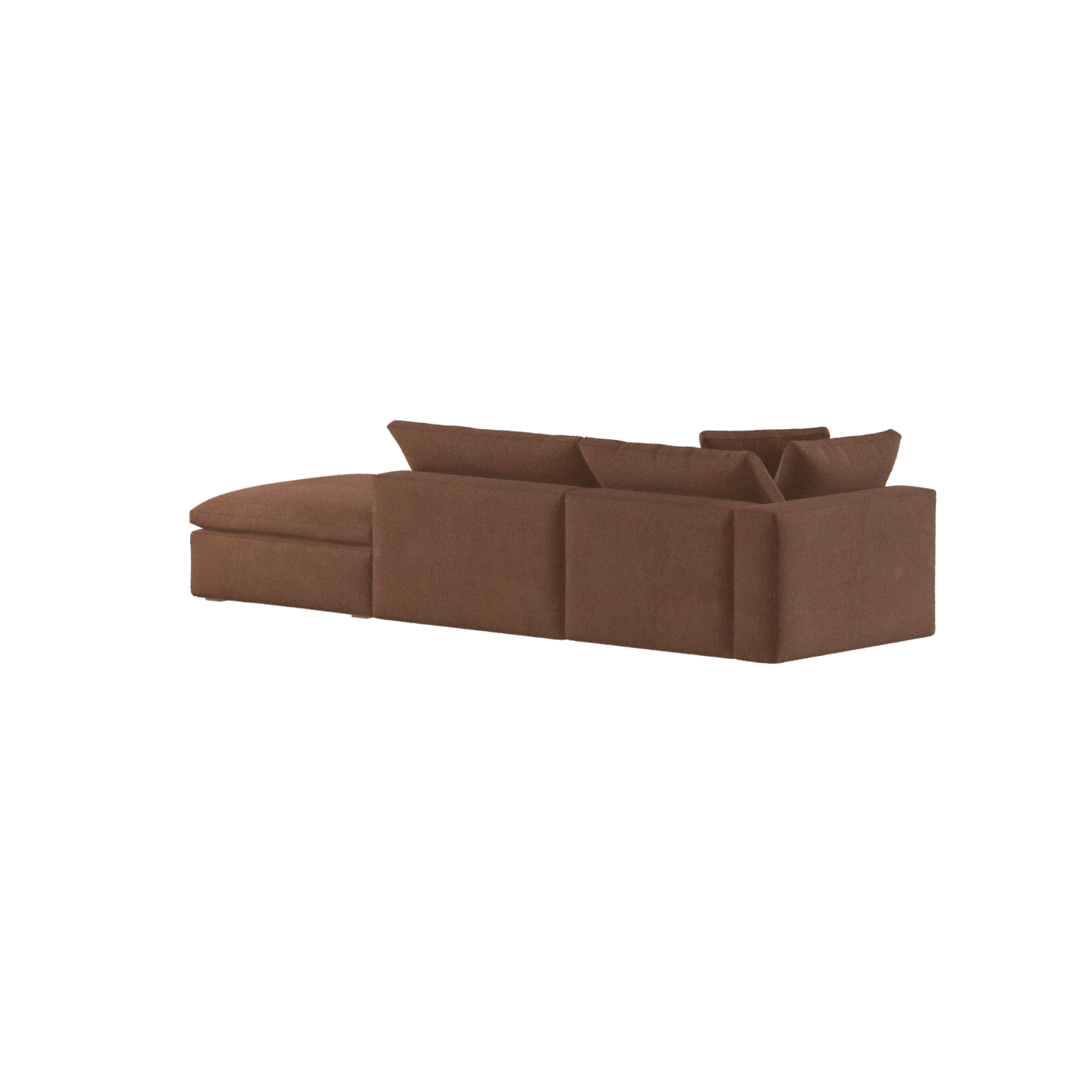 Ari modular corner Sofa with pouffe - Wide fabric range