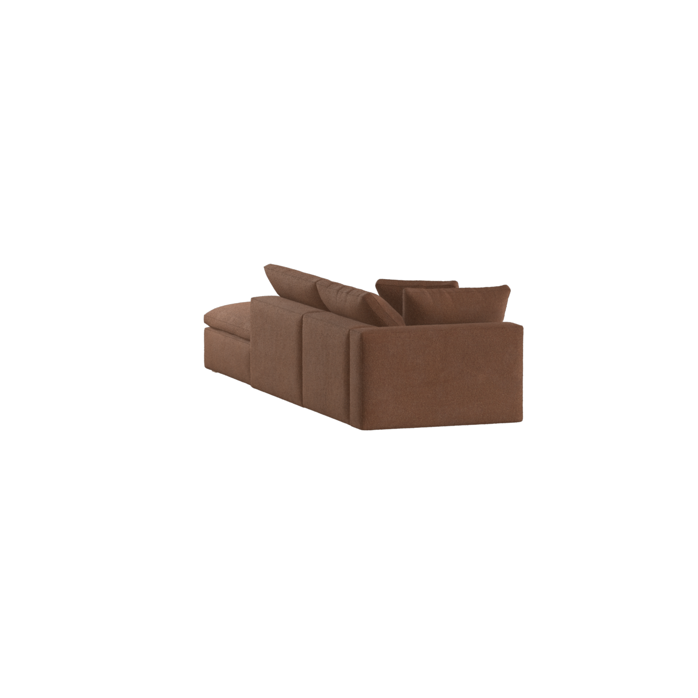 Ari modular corner Sofa with pouffe - Wide fabric range
