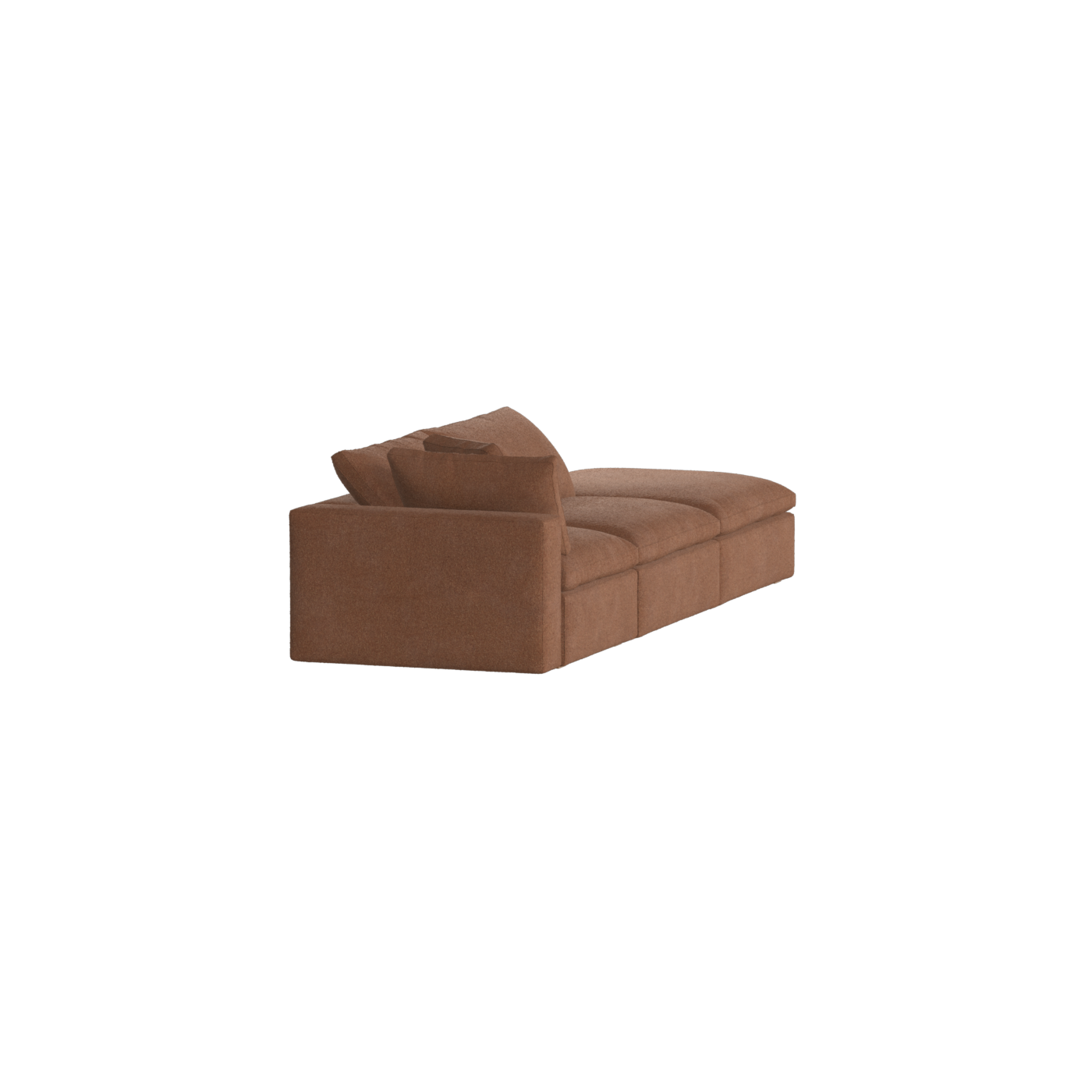 Ari modular corner Sofa with pouffe - Wide fabric range