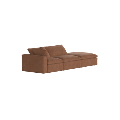 Ari modular corner Sofa with pouffe - Wide fabric range
