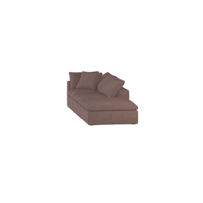 Ari modular corner Sofa with pouffe - Wide fabric range