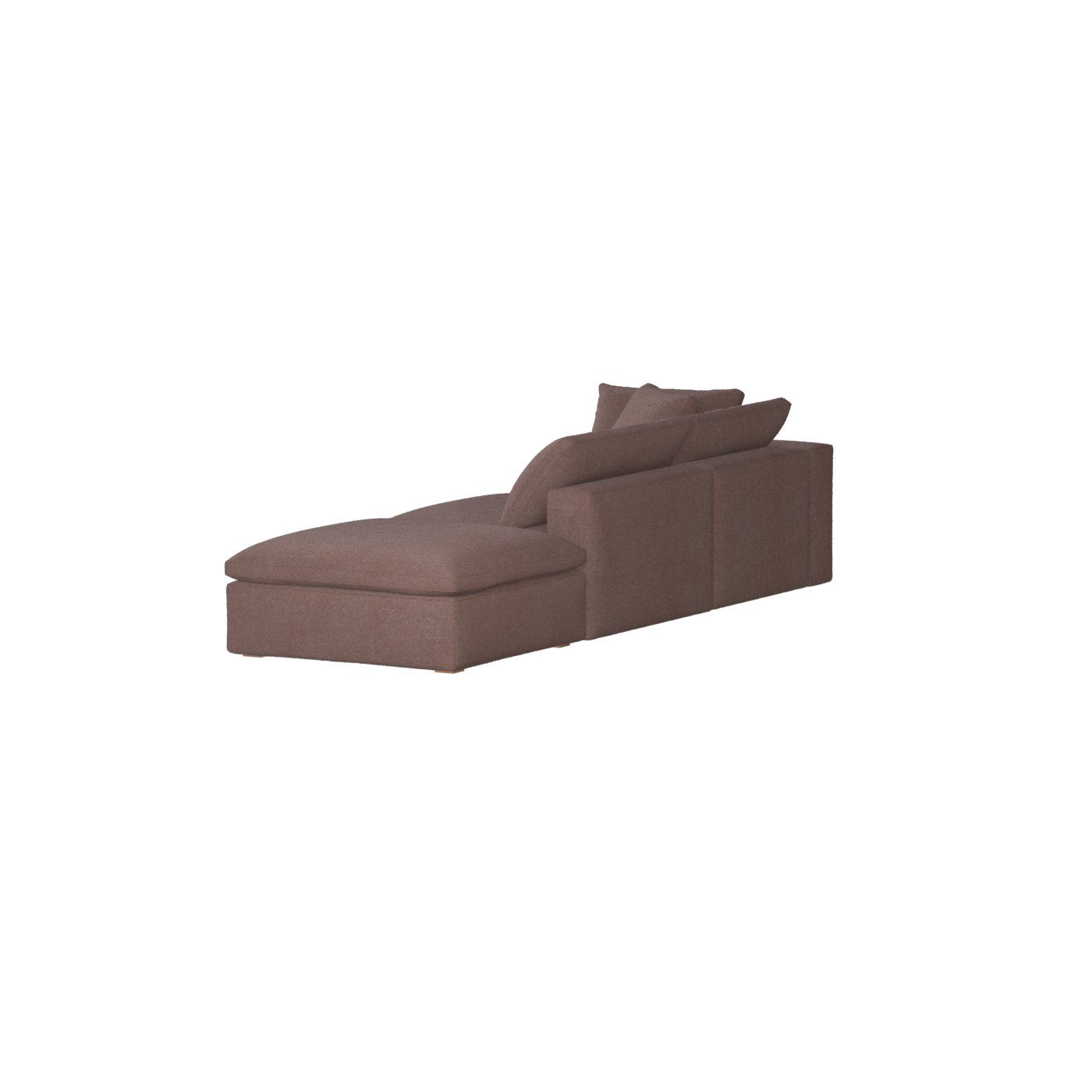 Ari modular corner Sofa with pouffe - Wide fabric range