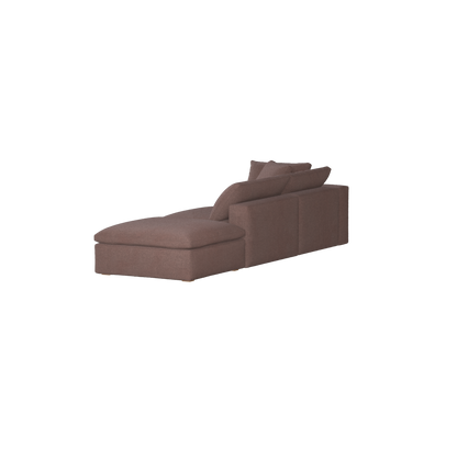 Ari modular corner Sofa with pouffe - Wide fabric range