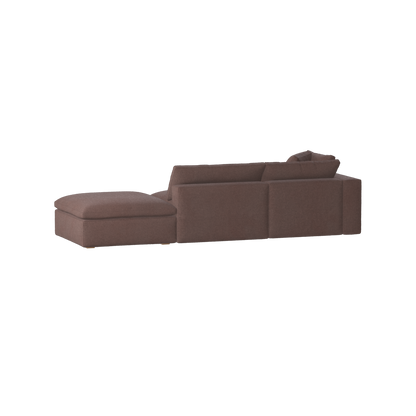 Ari modular corner Sofa with pouffe - Wide fabric range