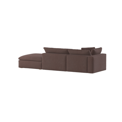 Ari modular corner Sofa with pouffe - Wide fabric range