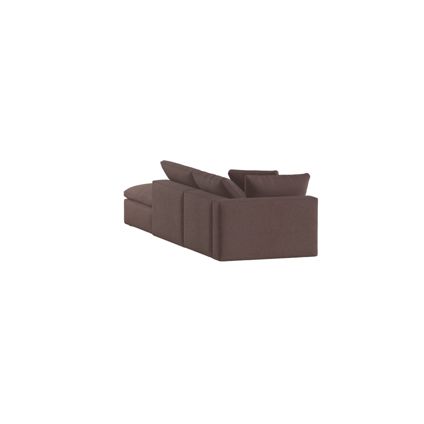 Ari modular corner Sofa with pouffe - Wide fabric range