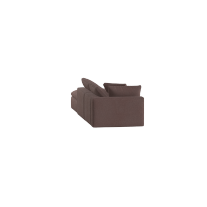 Ari modular corner Sofa with pouffe - Wide fabric range