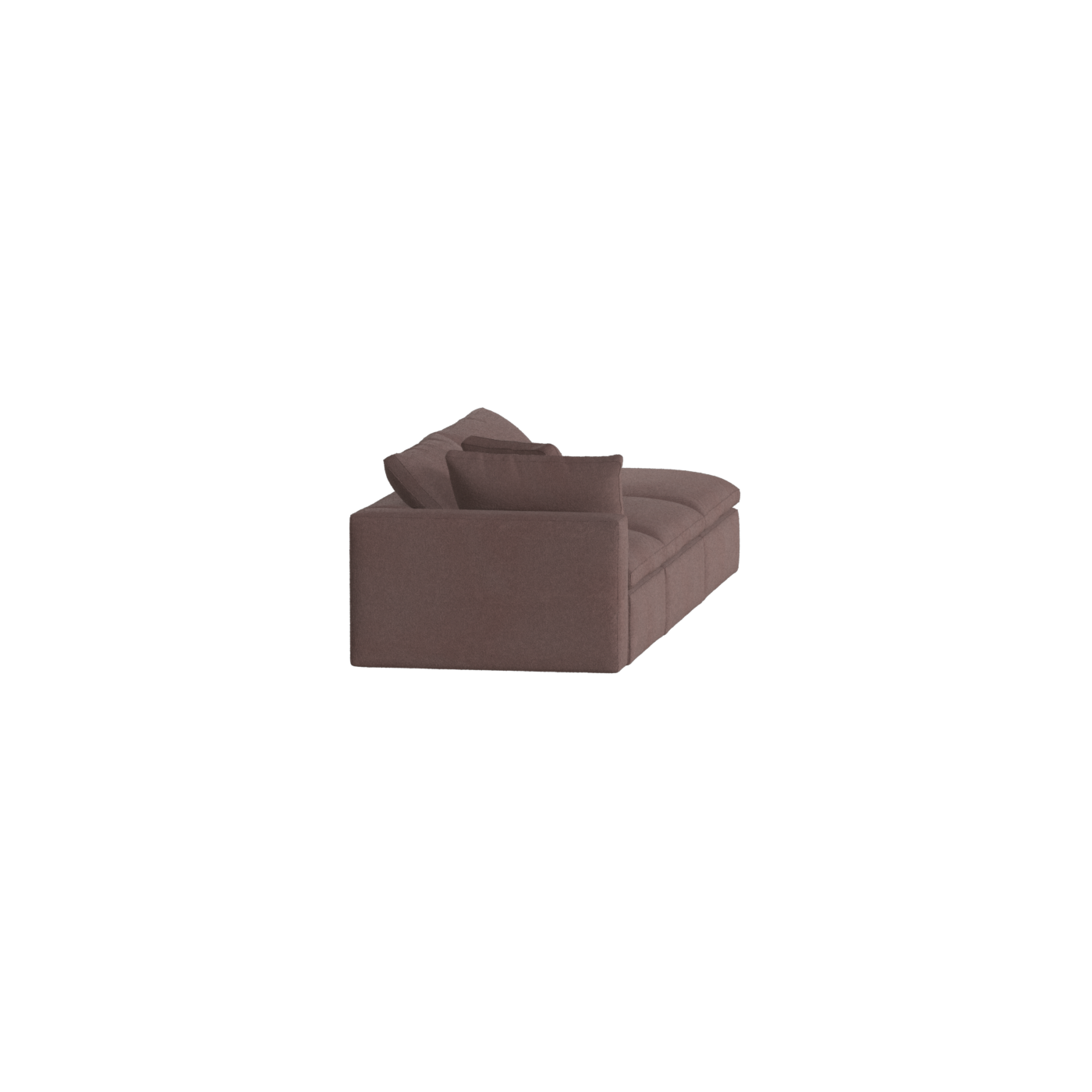 Ari modular corner Sofa with pouffe - Wide fabric range