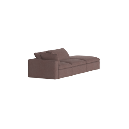 Ari modular corner Sofa with pouffe - Wide fabric range