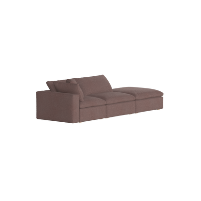 Ari modular corner Sofa with pouffe - Wide fabric range