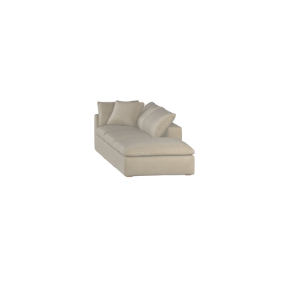 Ari modular corner Sofa with pouffe - Wide fabric range