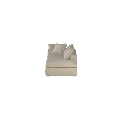 Ari modular corner Sofa with pouffe - Wide fabric range