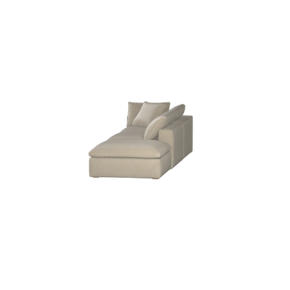 Ari modular corner Sofa with pouffe - Wide fabric range