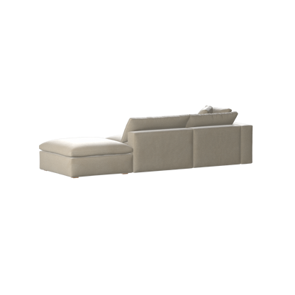 Ari modular corner Sofa with pouffe - Wide fabric range