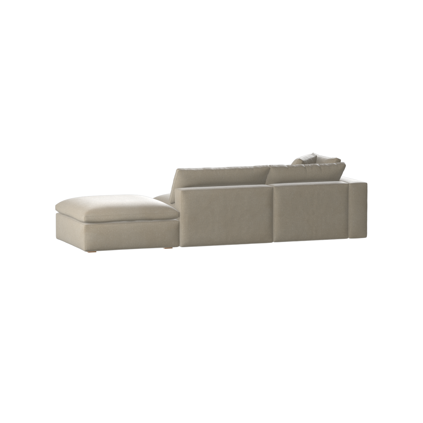 Ari modular corner Sofa with pouffe - Wide fabric range