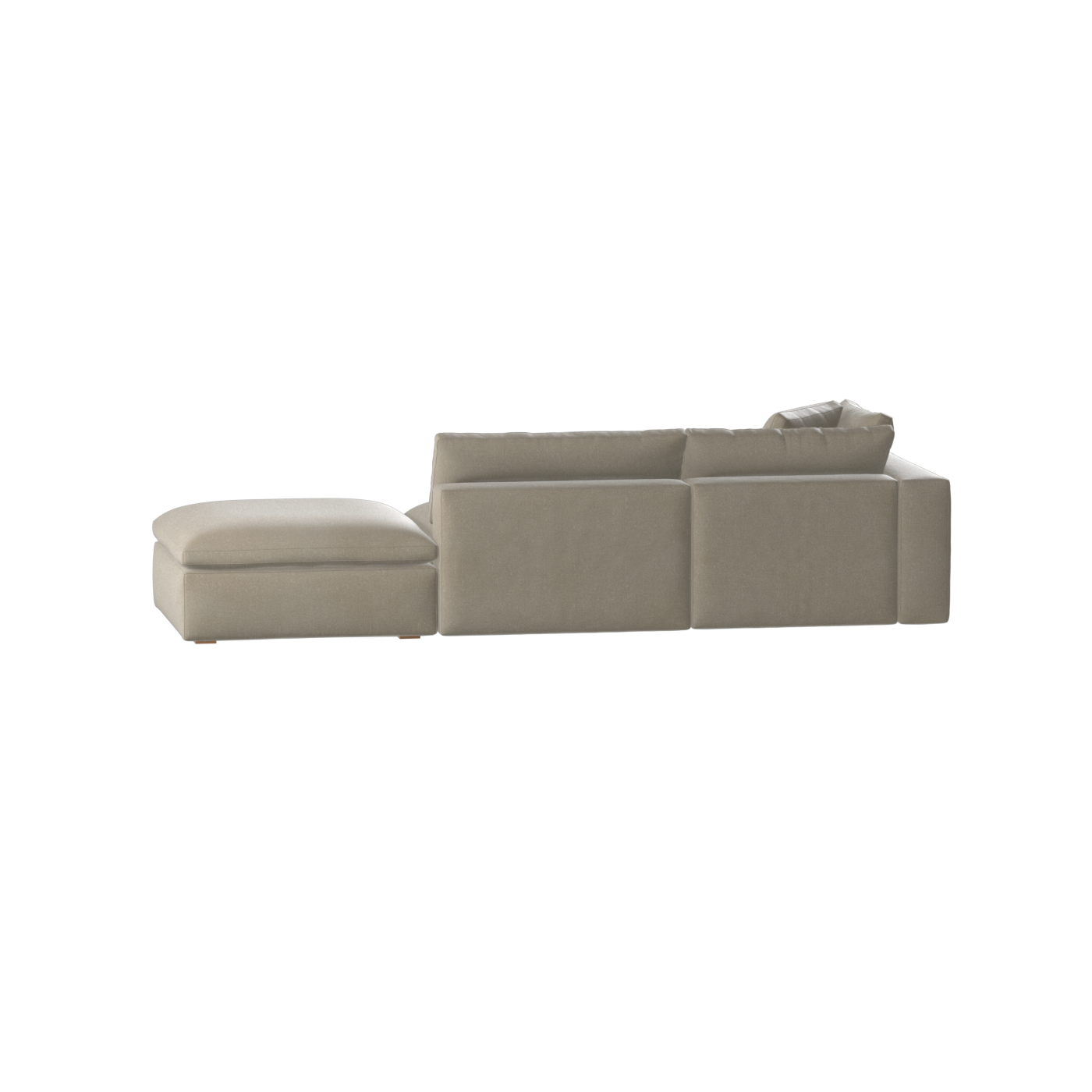 Ari modular corner Sofa with pouffe - Wide fabric range
