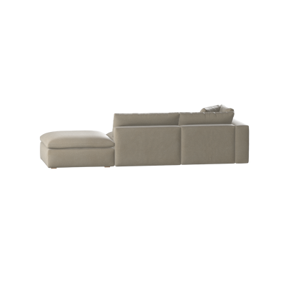 Ari modular corner Sofa with pouffe - Wide fabric range