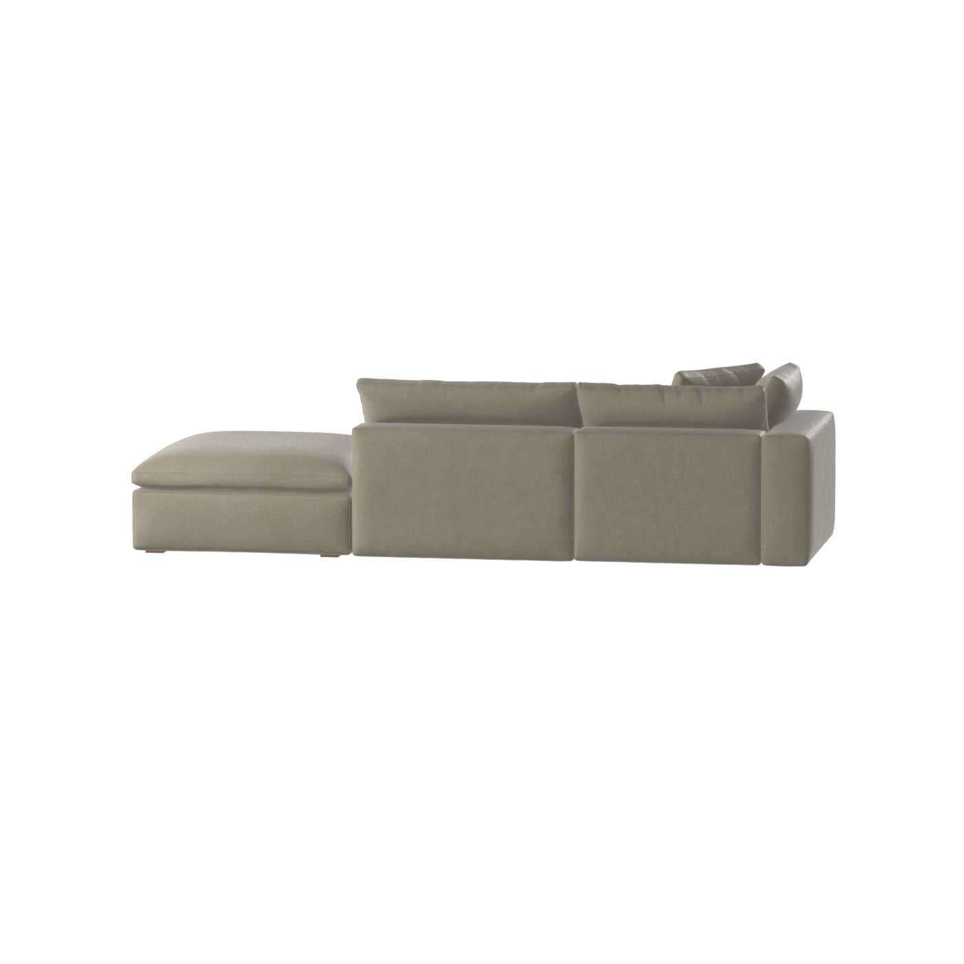 Ari modular corner Sofa with pouffe - Wide fabric range