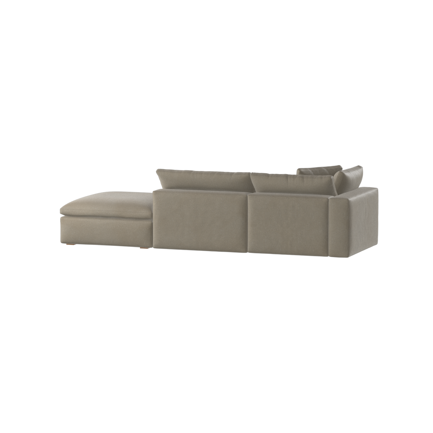 Ari modular corner Sofa with pouffe - Wide fabric range