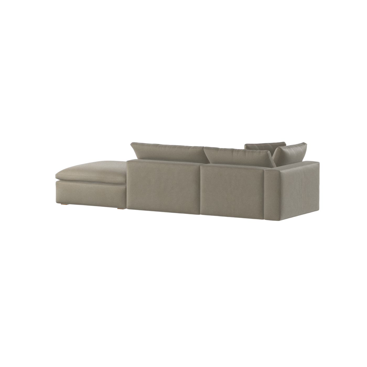 Ari modular corner Sofa with pouffe - Wide fabric range