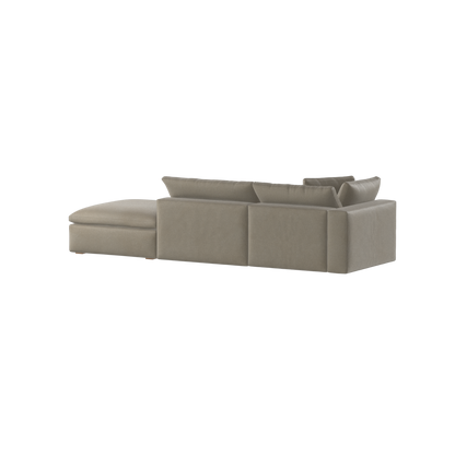 Ari modular corner Sofa with pouffe - Wide fabric range