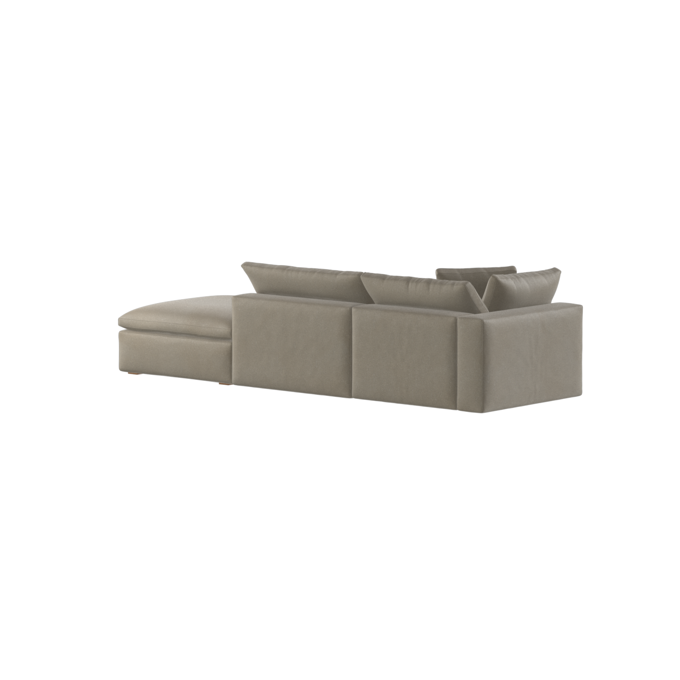 Ari modular corner Sofa with pouffe - Wide fabric range