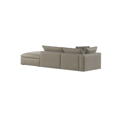 Ari modular corner Sofa with pouffe - Wide fabric range