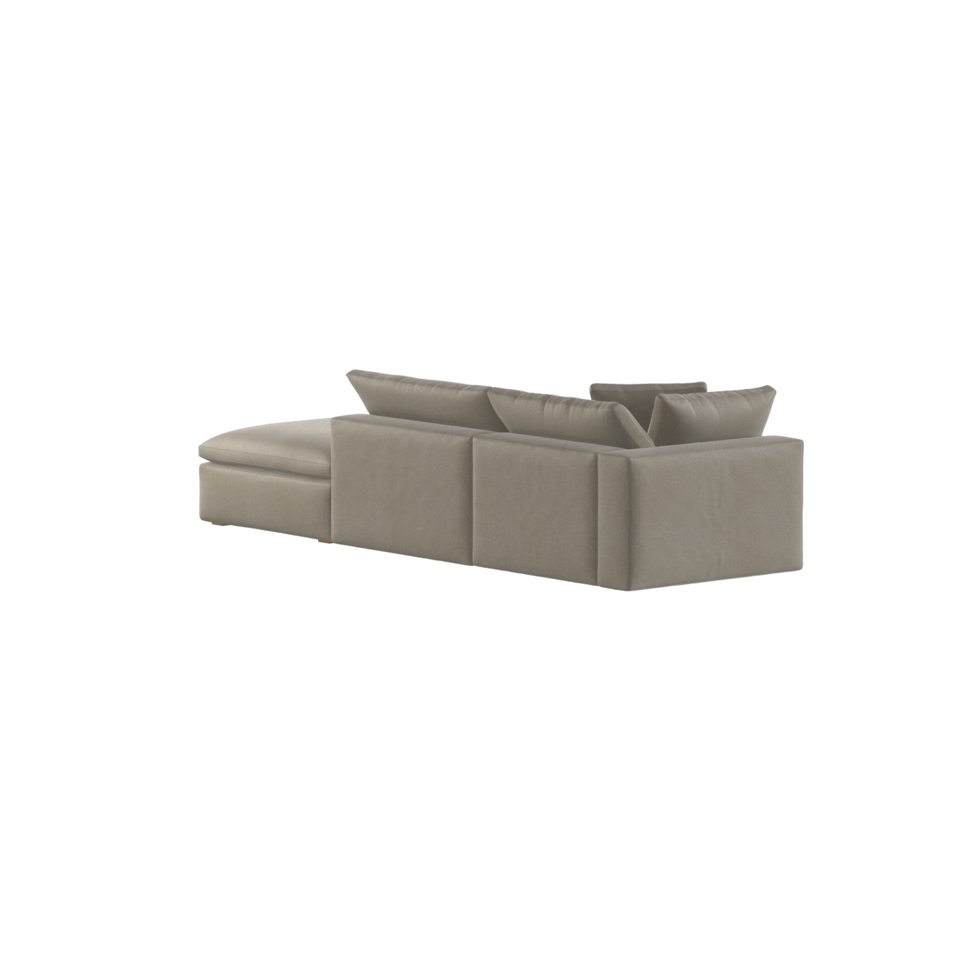 Ari modular corner Sofa with pouffe - Wide fabric range