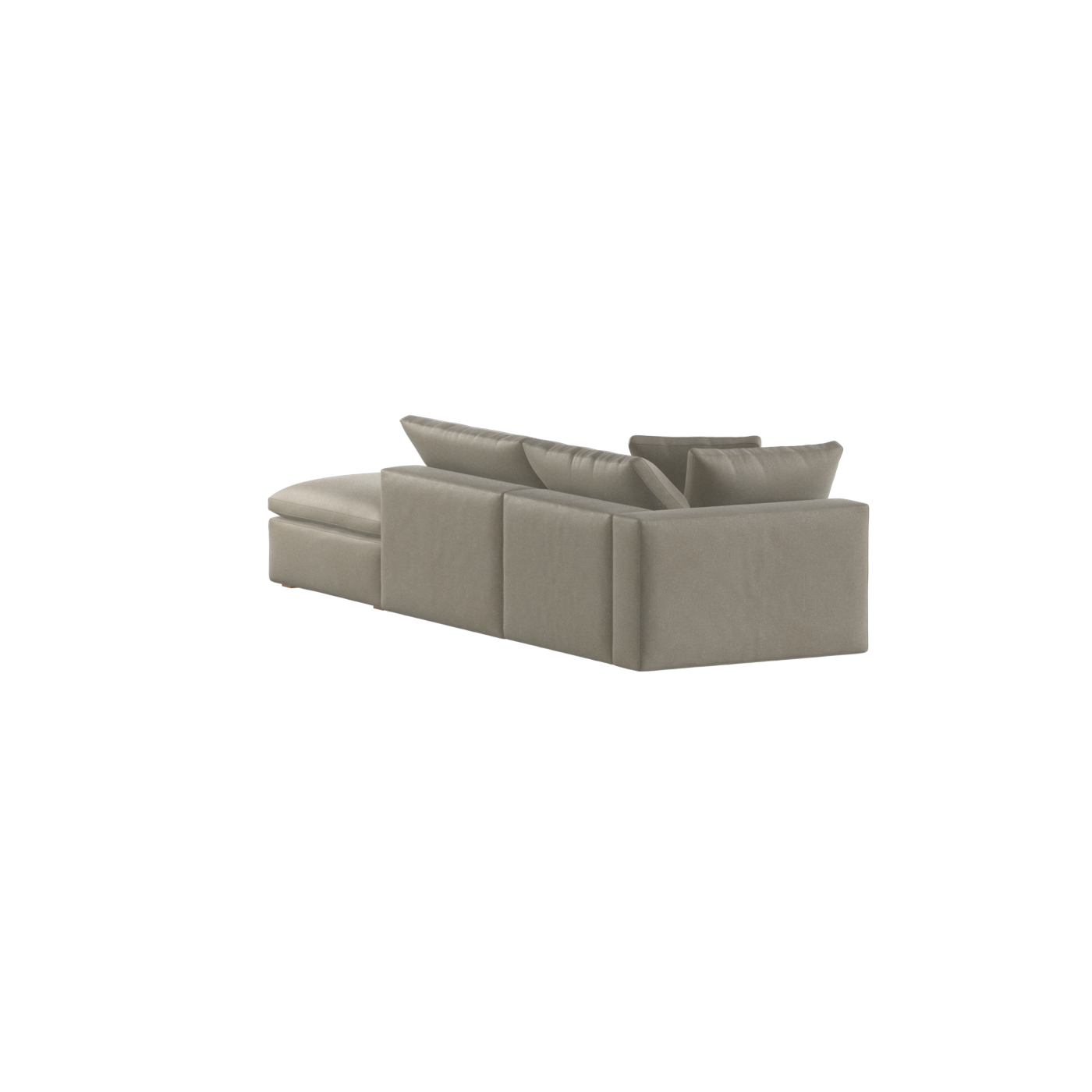 Ari modular corner Sofa with pouffe - Wide fabric range