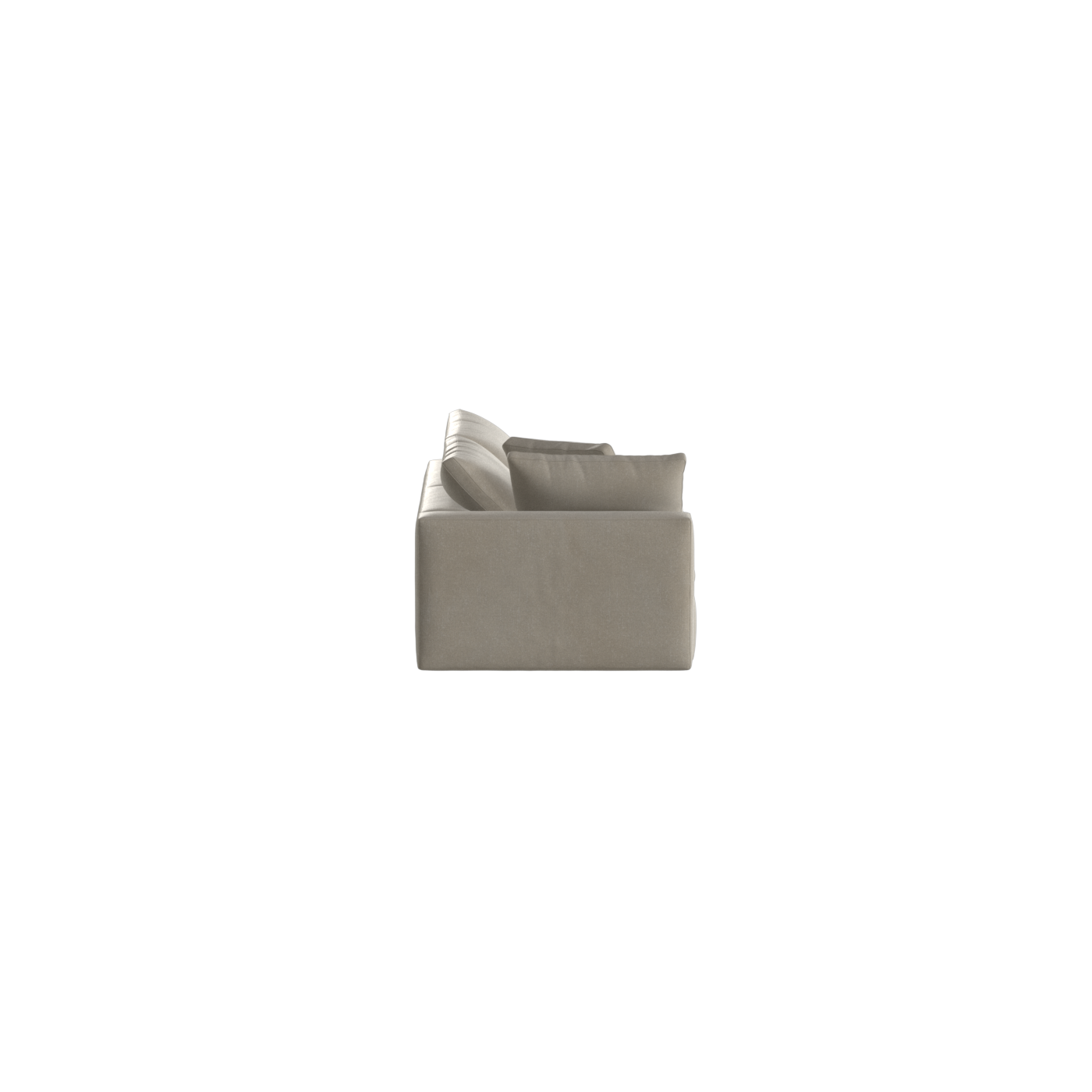 Ari modular corner Sofa with pouffe - Wide fabric range