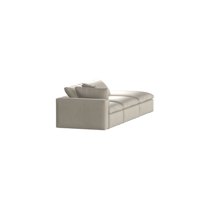 Ari modular corner Sofa with pouffe - Wide fabric range