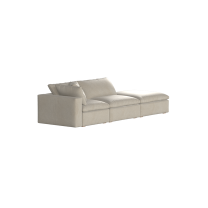Ari modular corner Sofa with pouffe - Wide fabric range