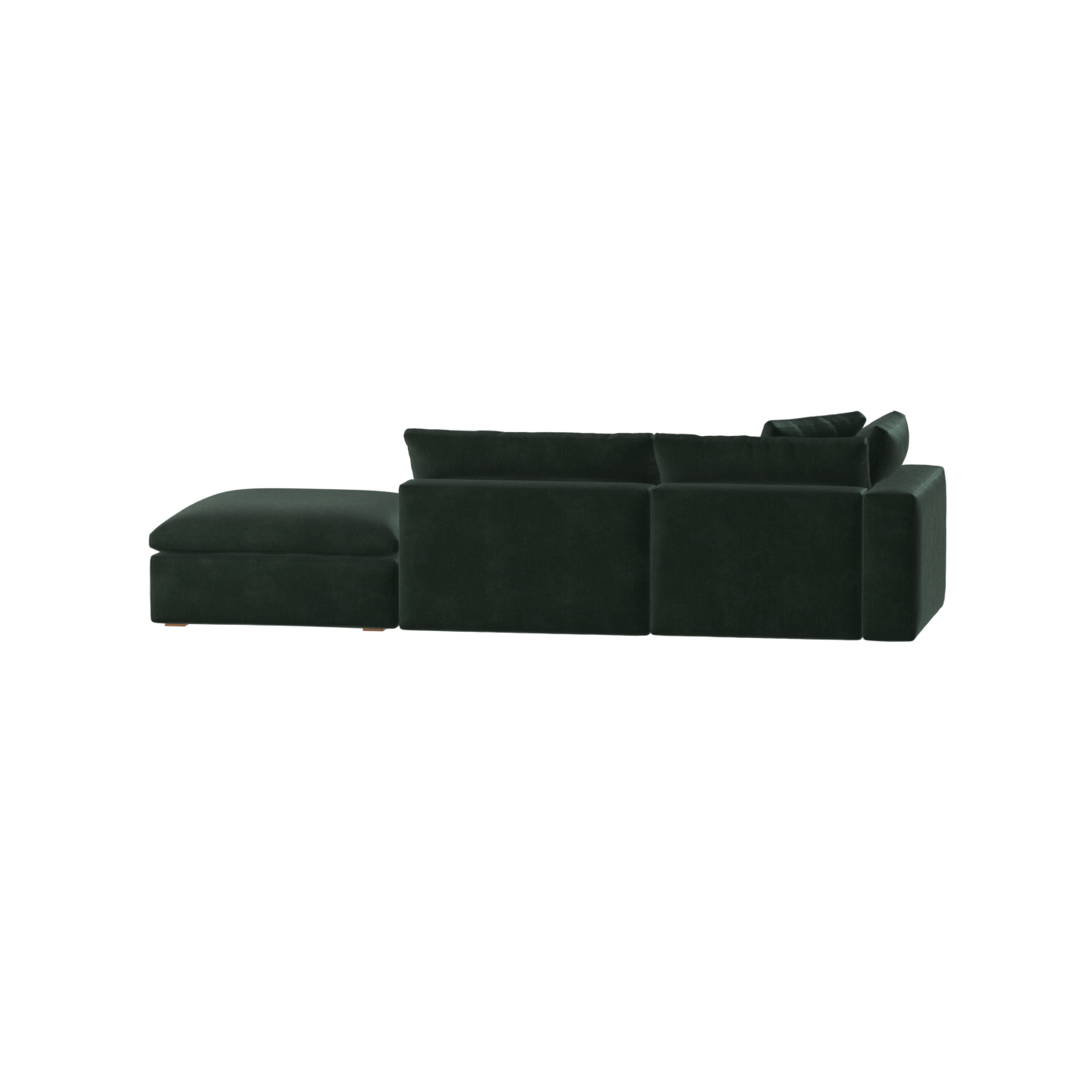 Ari modular corner Sofa with pouffe - Wide fabric range