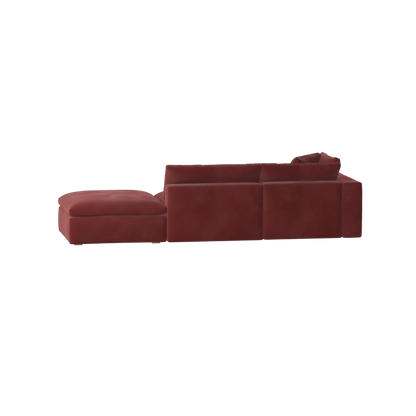 Ari modular corner Sofa with pouffe - Wide fabric range